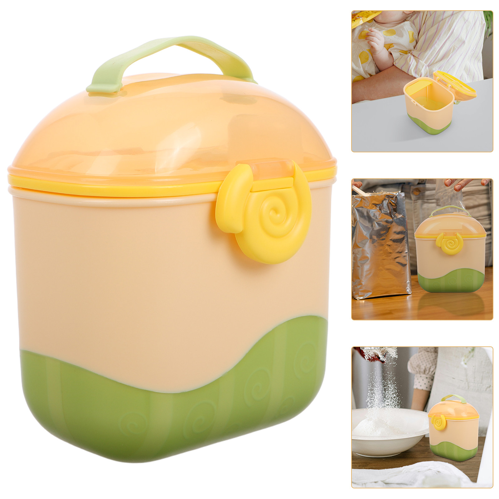 Baby Food Dispenser - Baby Multicompartment Portable Milk Powder Dispenser