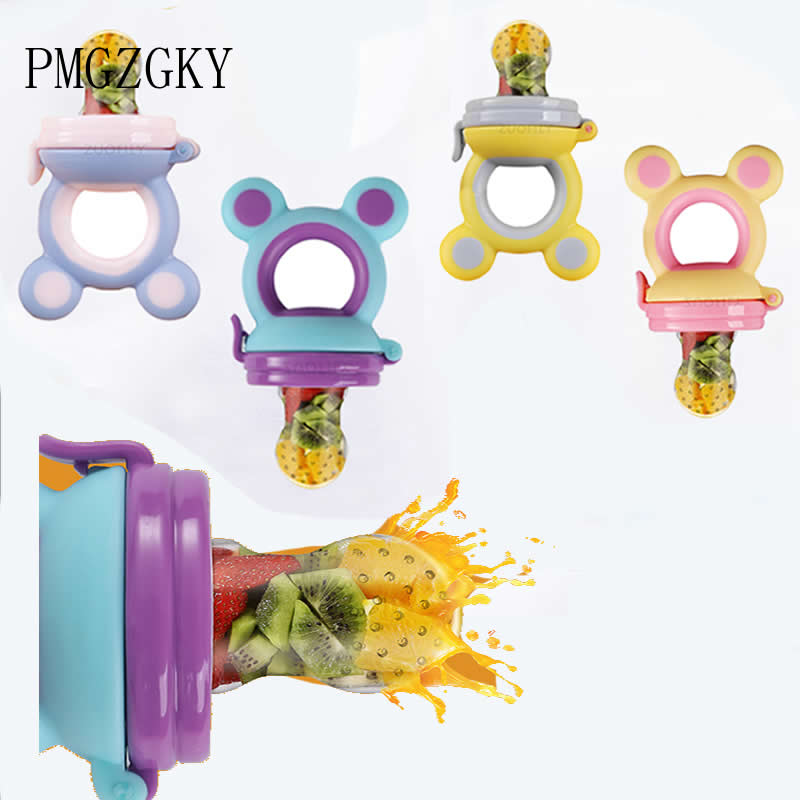 Baby Food Feeder - Fresh Fruit Food Silicone Kids Nipple