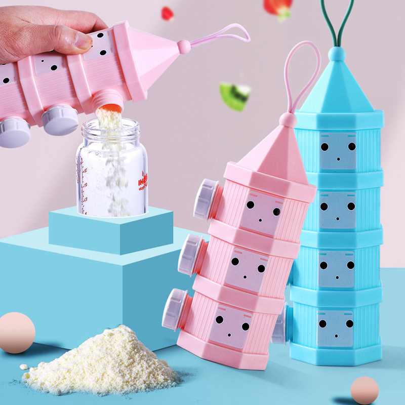 Baby Food Dispenser - 3/4 Layers Baby Food Container Portable