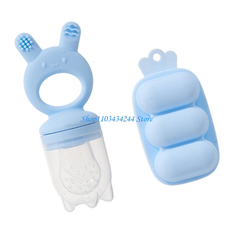 Baby Food Feeder - Silicone Baby Teether Feeder with Freezer