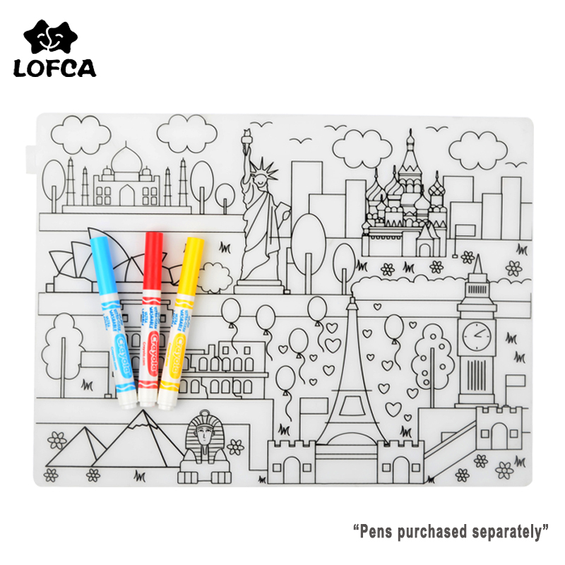 Baby Food Feeder - Silicone Baby Placemat 1pc Baby Tableware