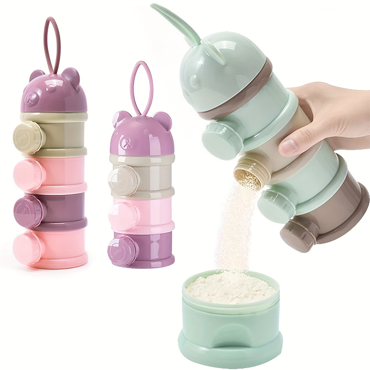 Large Capacity Baby Milk Powde - Baby Food Dispenser review and price