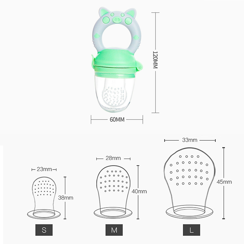 4pcs/set Silicone Fruit & Vege - Baby Food Feeder review and price