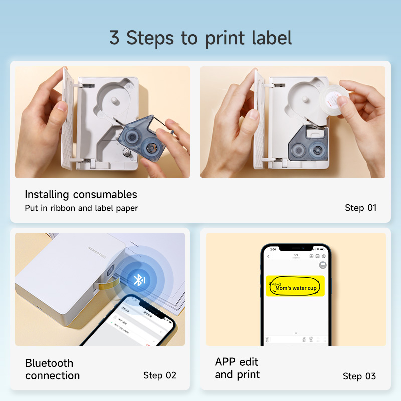 Niimbot N1/B18 Thermal Transfe - Baby Food Label review and price