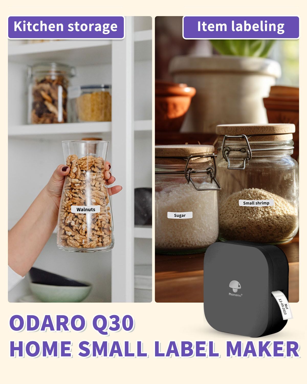 Phomemo Q30 Thermal Label Prin - Baby Food Label review and price