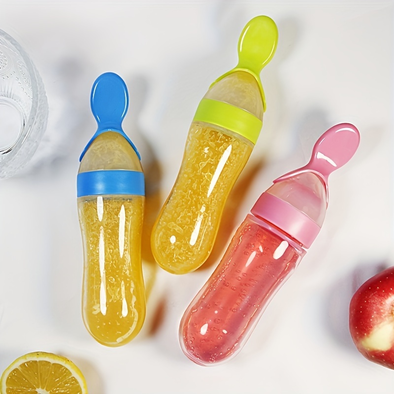 Baby Feeding Silicone Bottle w - Baby Food Feeder review and price