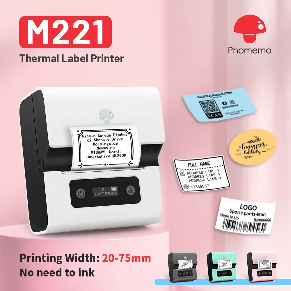 Phomemo M221 Portable Printer  - Baby Food Label review and price