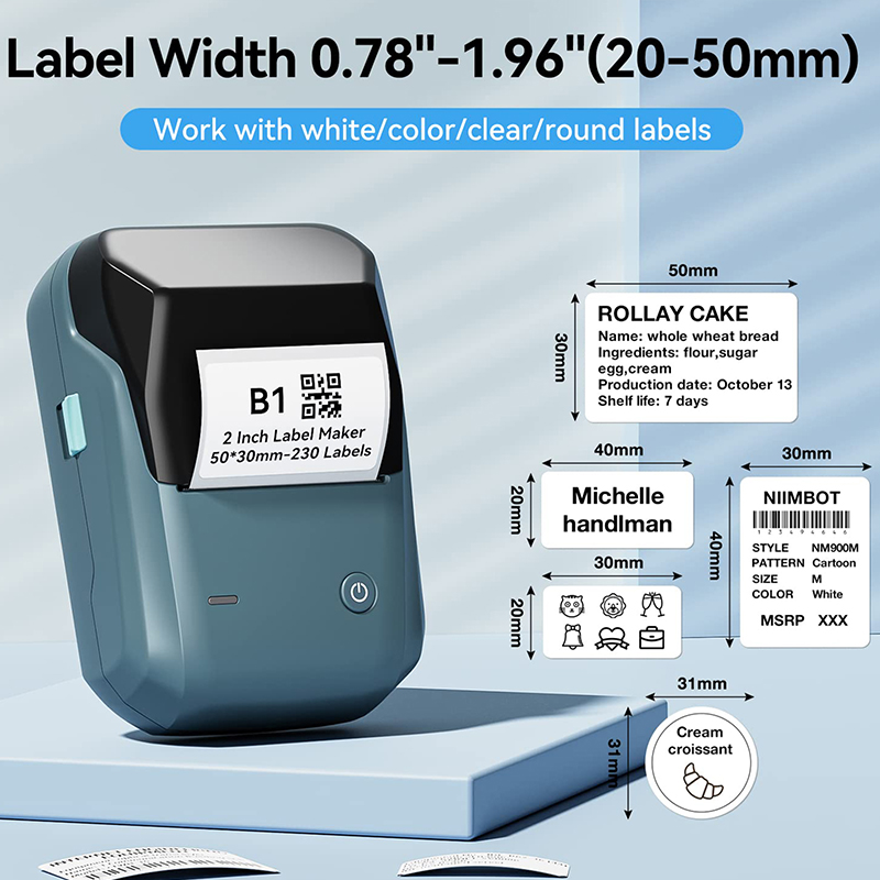 Mini Label Thermal Printer Nii - Baby Food Label review and price