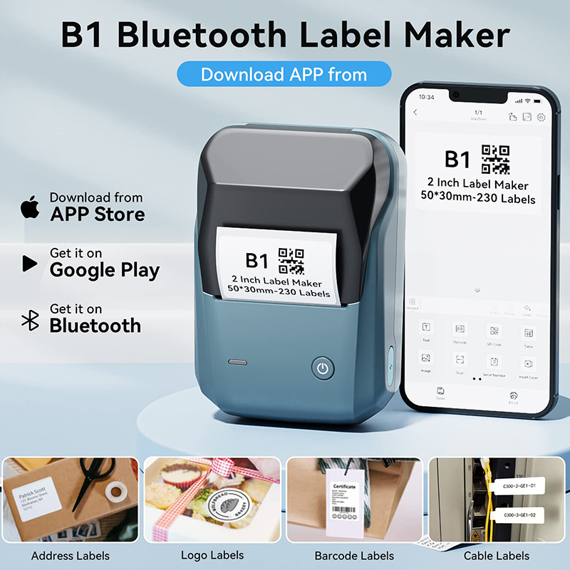 Mini Label Thermal Printer Nii - Baby Food Label review and price