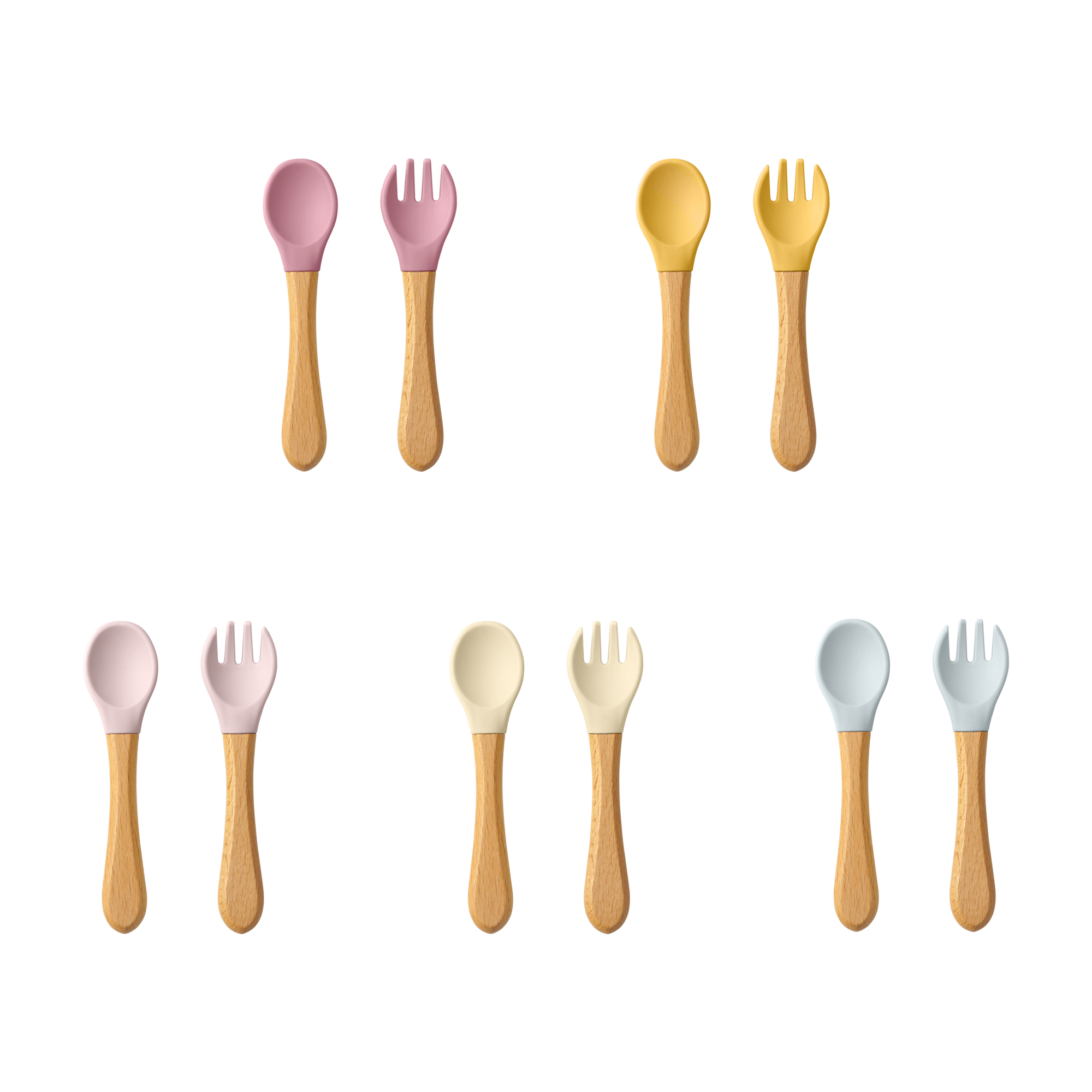 2PCS Baby Learning Spoons Uten - Baby Food Feeder review and price
